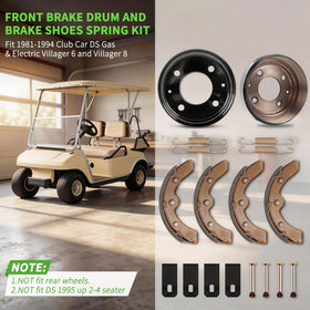 10L0L long brake pads for Club Car DS provide steady stopping power