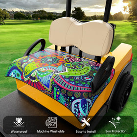 10L0L Machine-washable care keeps seats fresh after rides.