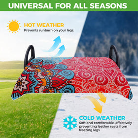 Machine-washable and quick-drying seat cover for busy golf cart users