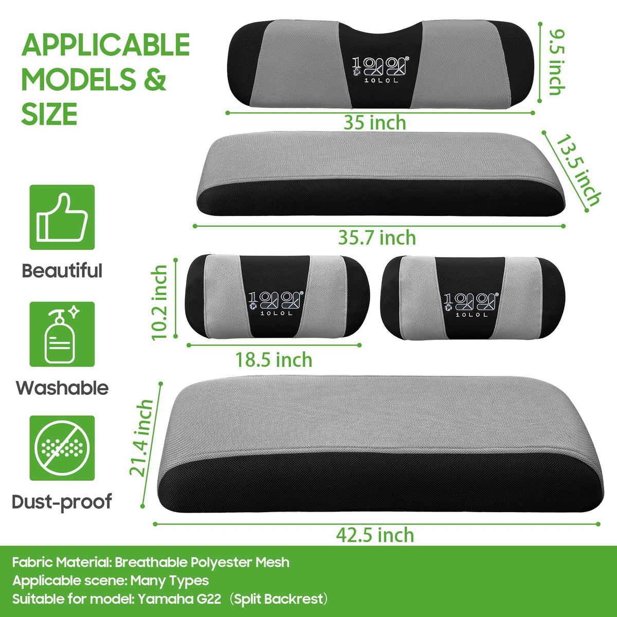 10L0L machine washable design makes maintenance quick and easy.