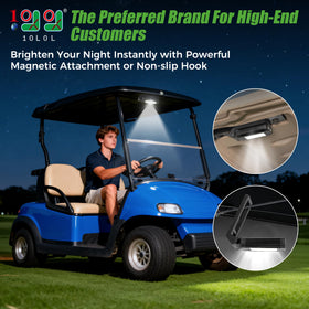 10L0L Magnetic charging dome light enables quick recharging