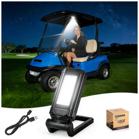 10L0L magnetic golf cart light mounted for hands-free illumination