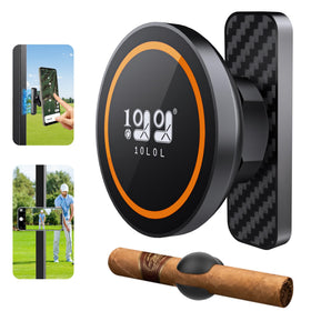 10L0L magnetic golf cart phone holder mount secures device on rough terrain