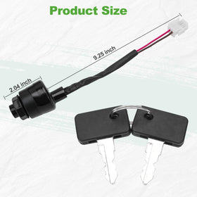 10L0L main switch assembly with replacement keys for Yamaha golf carts.