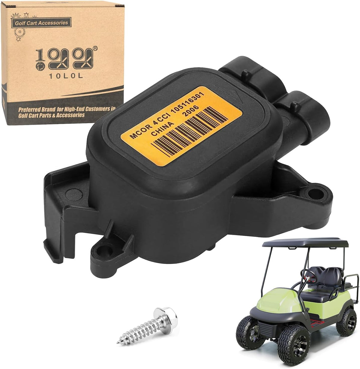 10L0L MCOR 4 throttle potentiometer close-up shows precision for smooth throttle response