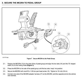 10L0L MCOR 4 throttle potentiometer label shows compatibility details for easy installation