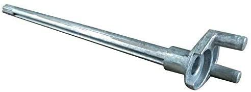 Close-up of durable drive bar on Club Car DS reduces vibration.