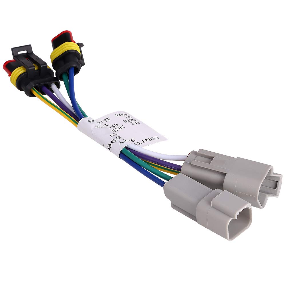 10L0L MCOR3 and 4 adapter harness shown enabling true plug-and-play installation.