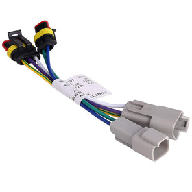 10L0L MCOR3 and 4 adapter harness shown enabling true plug-and-play installation.