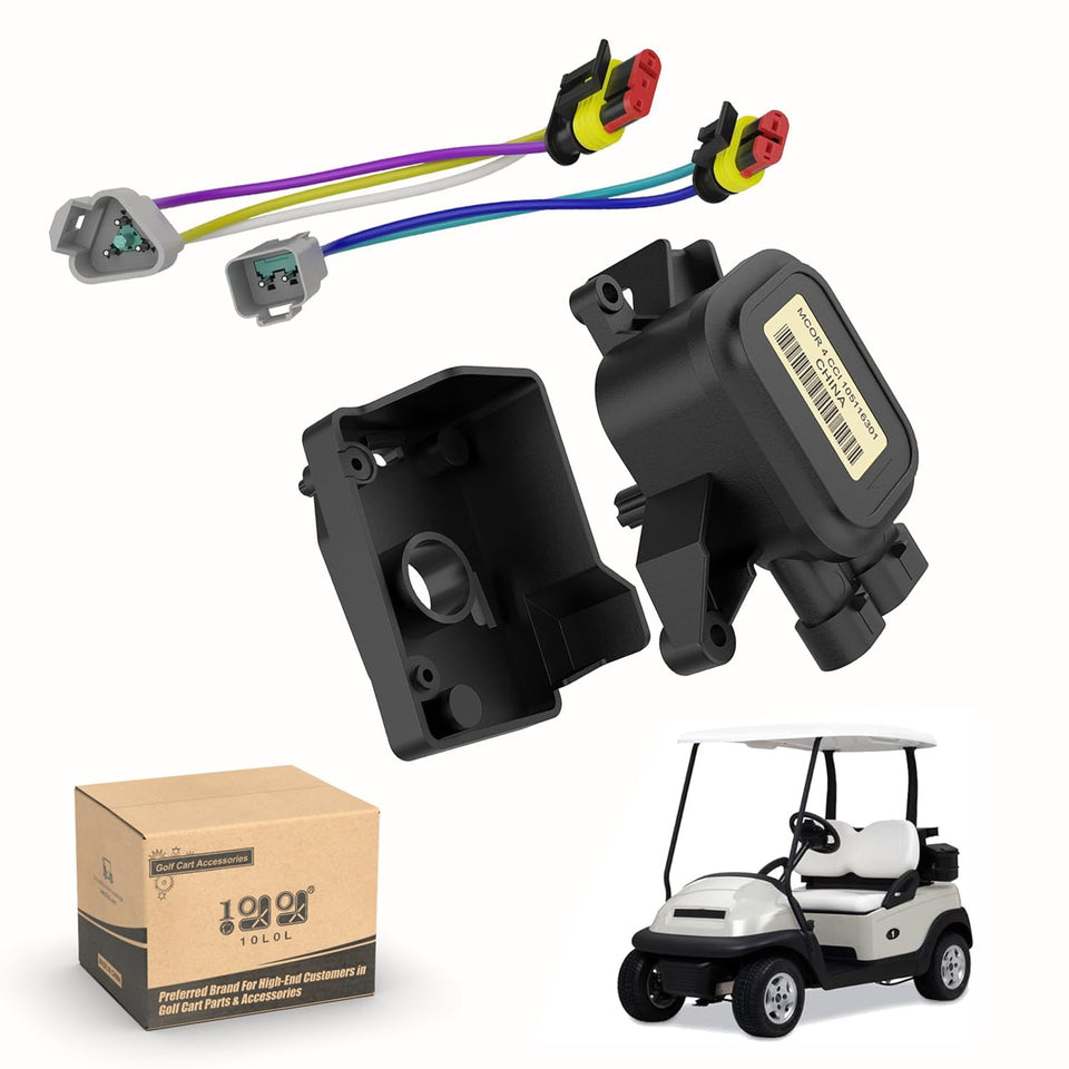10L0L MCOR4 conversion kit on a 48V Club Car Precedent improves compatibility and efficiency.
