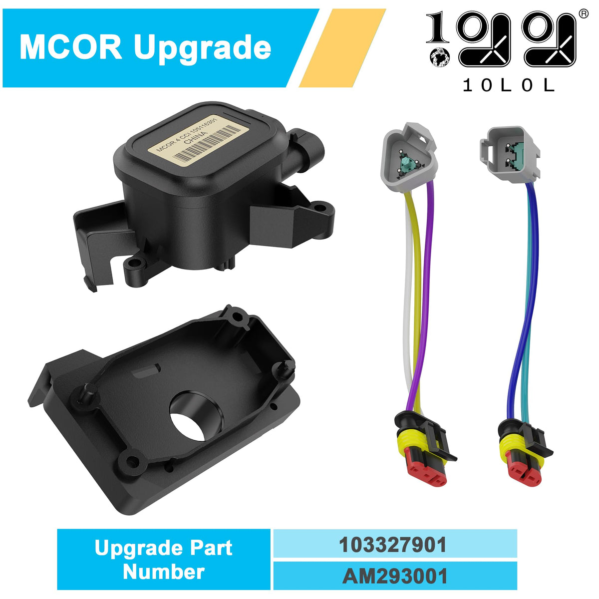 10L0L MCOR4 kit installed on a golf cart for smooth throttle response.