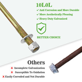 10L0L premium metal construction provides durability in rough terrain