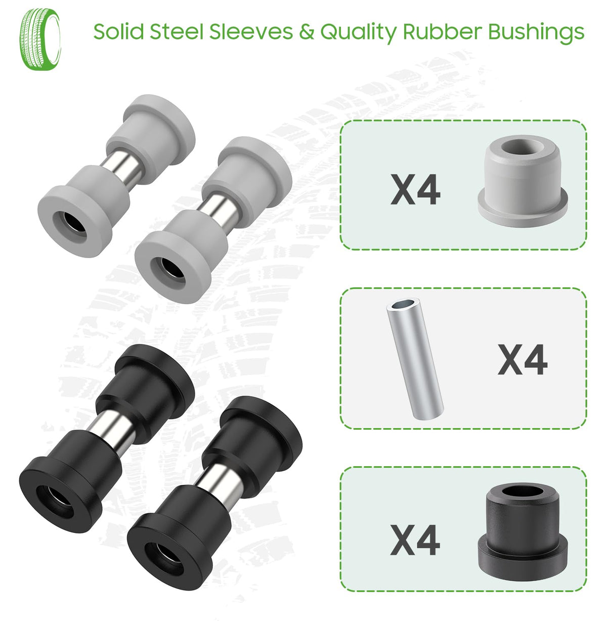 10L0L metal spacers included for correct alignment