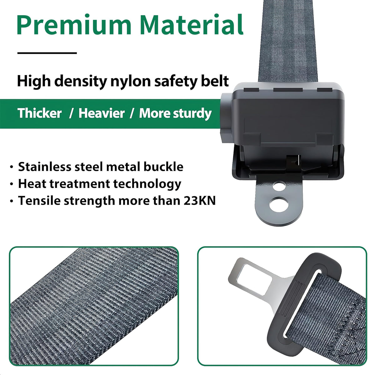 10L0L metal zinc buckles provide durable, secure closures