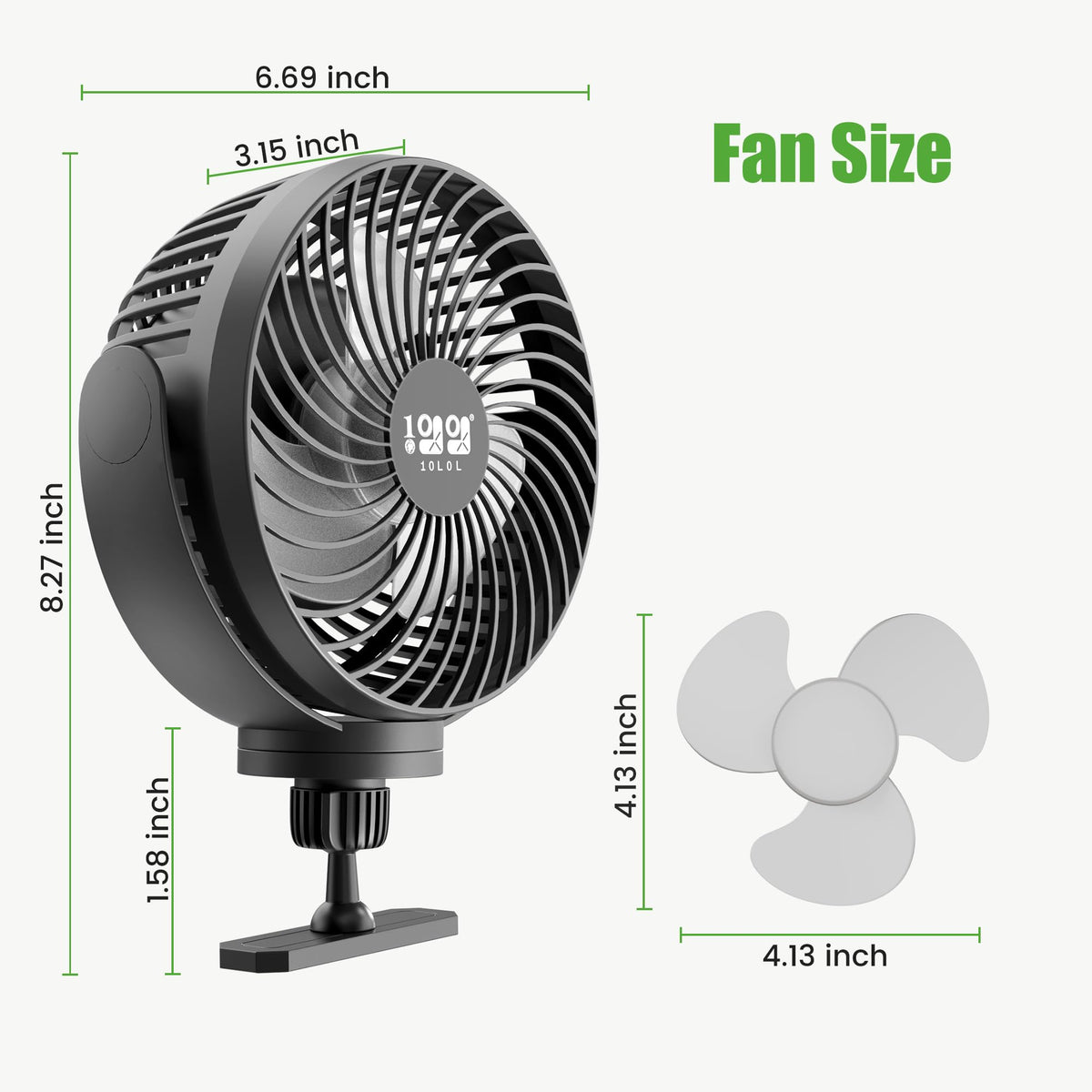 10L0L military-grade ABS shell withstands UV exposure and drops