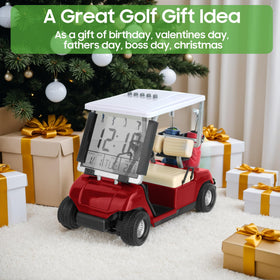 10L0L mini golf cart alarm clock removable golf bag enhances display