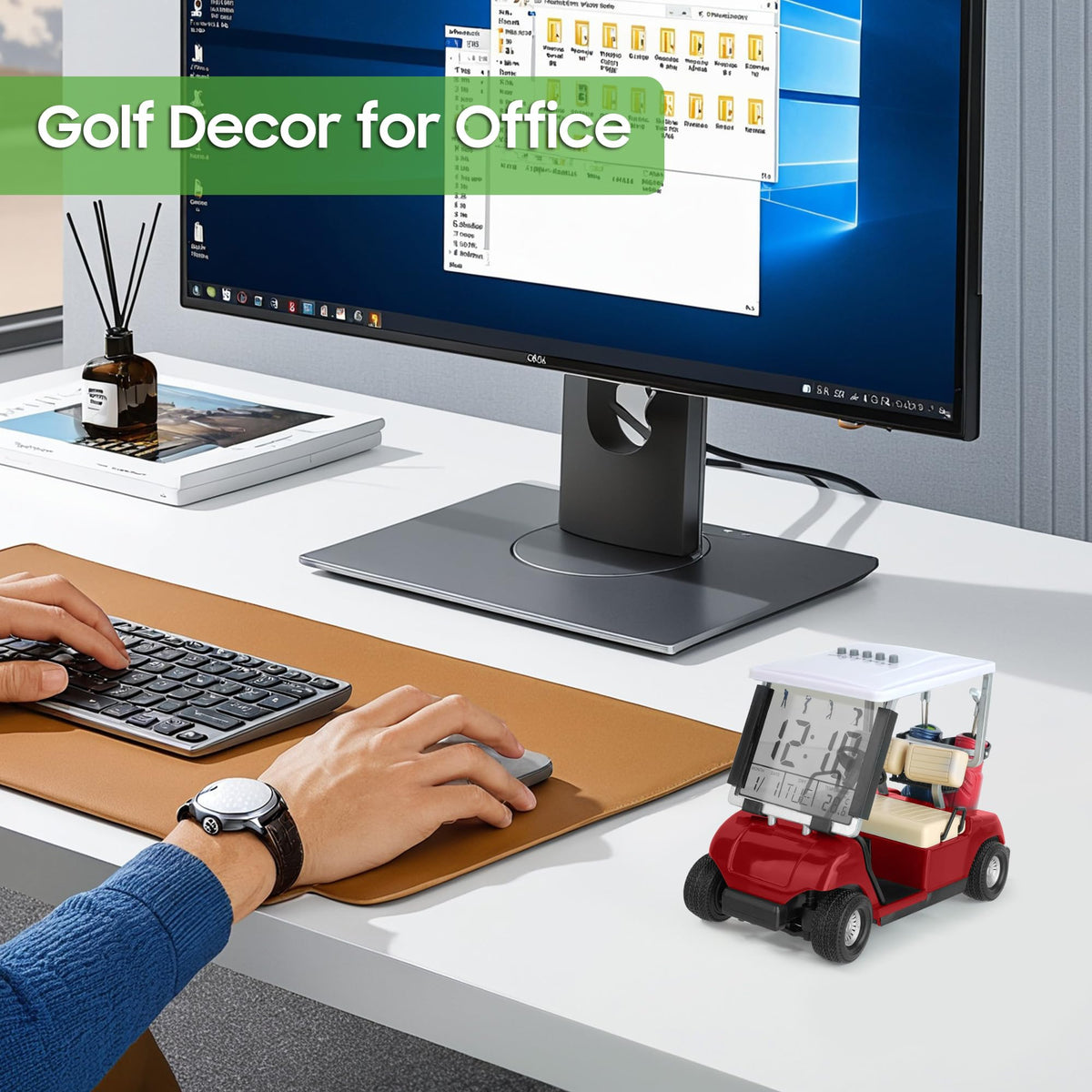 10L0L mini golf cart alarm clock time options include 12/24 hour formats