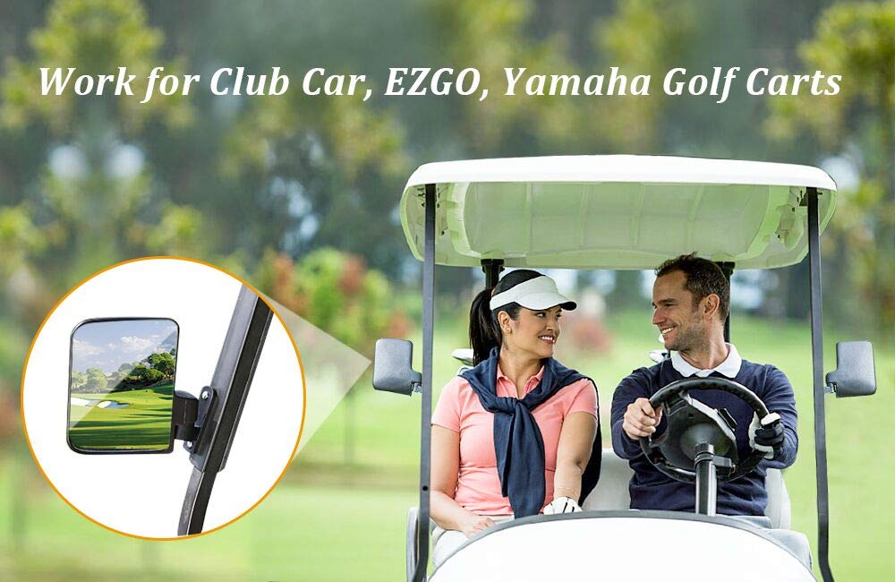Compatible with most golf carts for Club Car, EZGO, and Yamaha