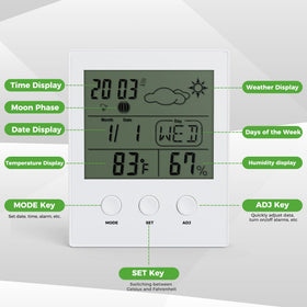 10L0L moon phase display adds ambiance to daily routine