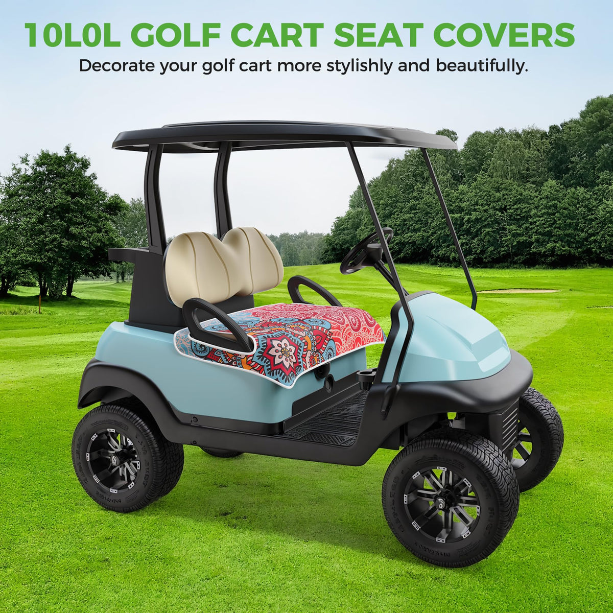 Multiple color options highlight cart customization and refreshed style