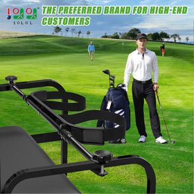 Side bracket view of the 10L0L bag holder highlighting adjustable range