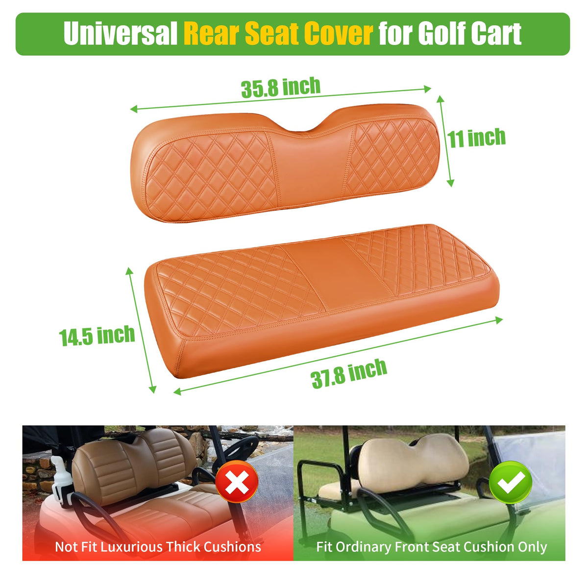 10L0L no stapler needed rear seat cover enables easy installation.
