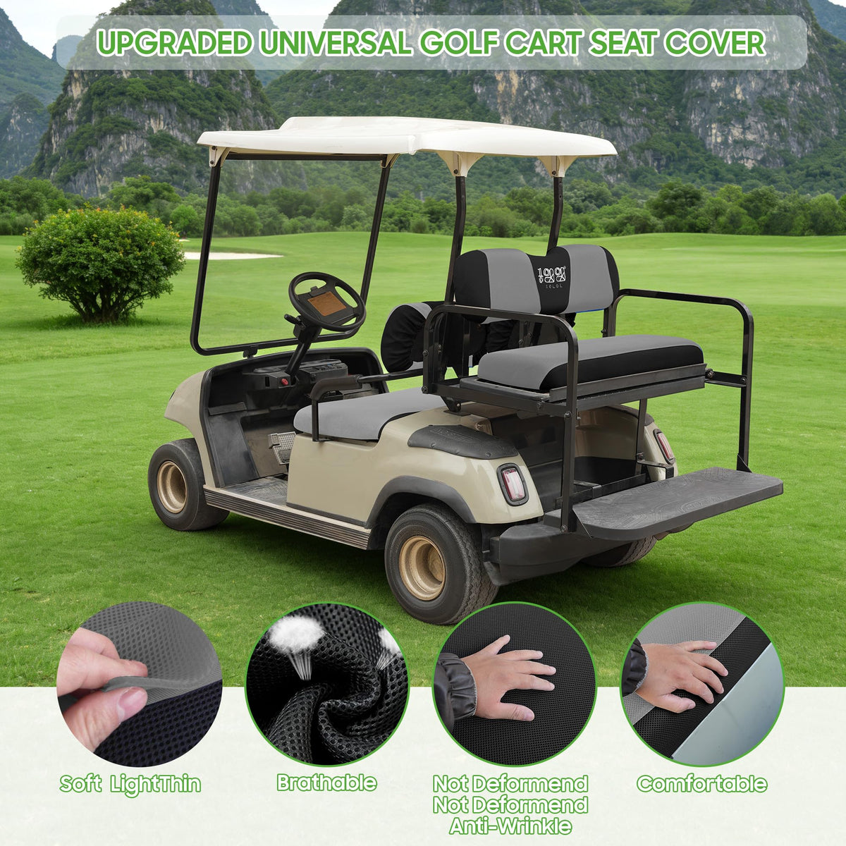 10L0L non-slip anti-static finish maintains cover position during use.
