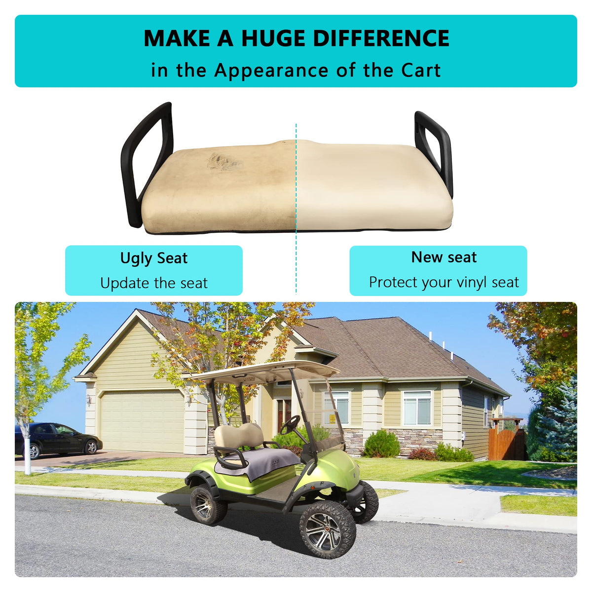 10L0L non-slip backing keeps the seat cover securely in place.