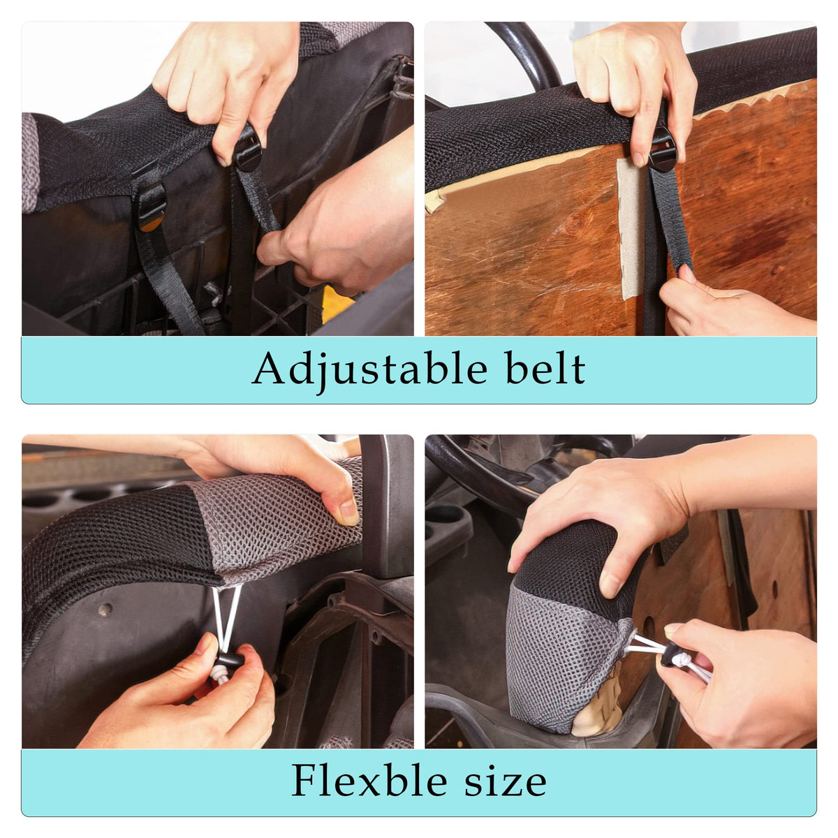 10L0L non-slip breathable fabric helps keep seats in place