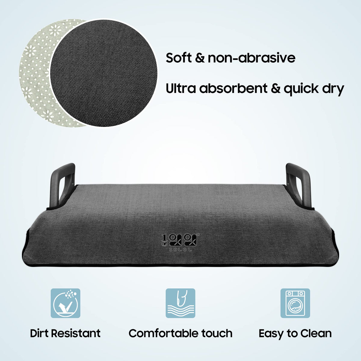 Non-slip bottom seat cover for secure placement on Yamaha seats