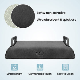Non-slip bottom seat cover for secure placement on Yamaha seats