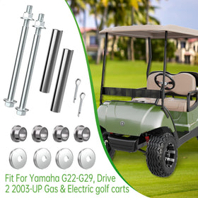 Nuts and pins from the kit complete the hardware pack