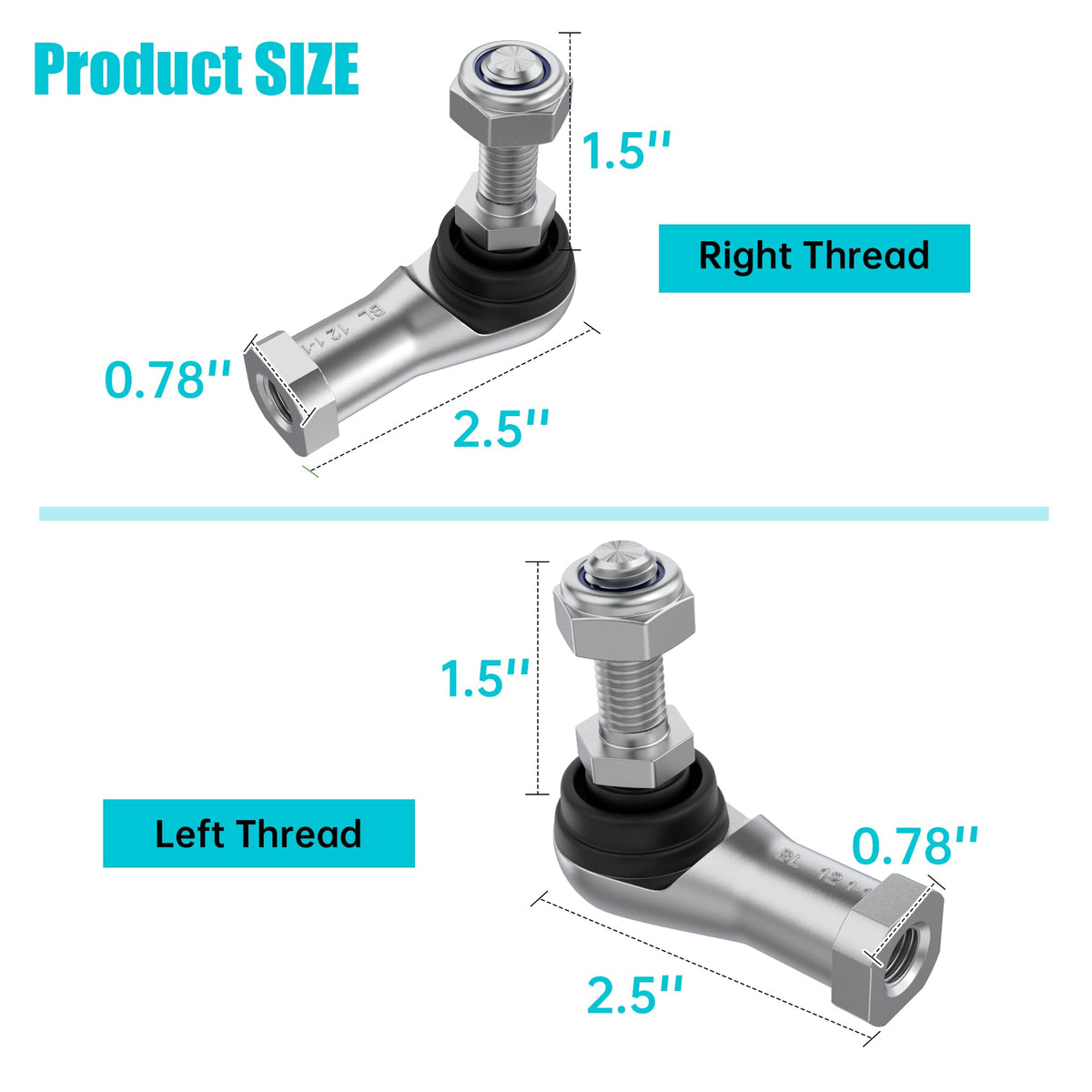 Note that nuts are not included for accurate purchasing