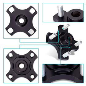 10L0L OE-replacement hub for 604112 and 615604 keeps wheel alignment stable.