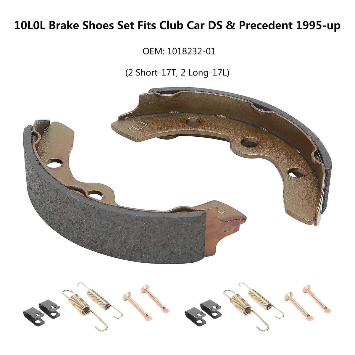 10L0L OEM 101823201-101816301 compatible kit improves cart braking