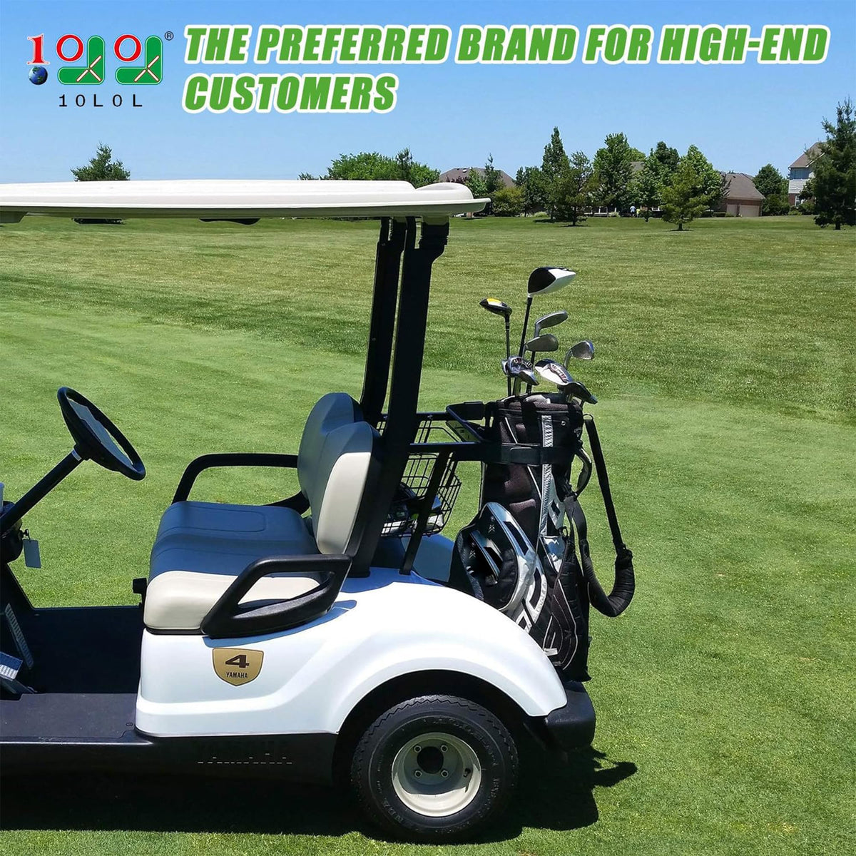 10L0L OEM 71853-G01 compatible strap on EZGO rack