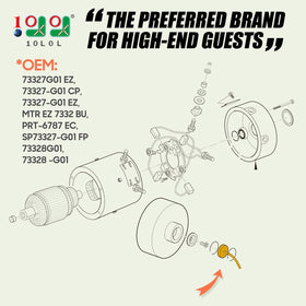 10L0L replacement sensor for EZGO 73327G01 ensures compatibility.
