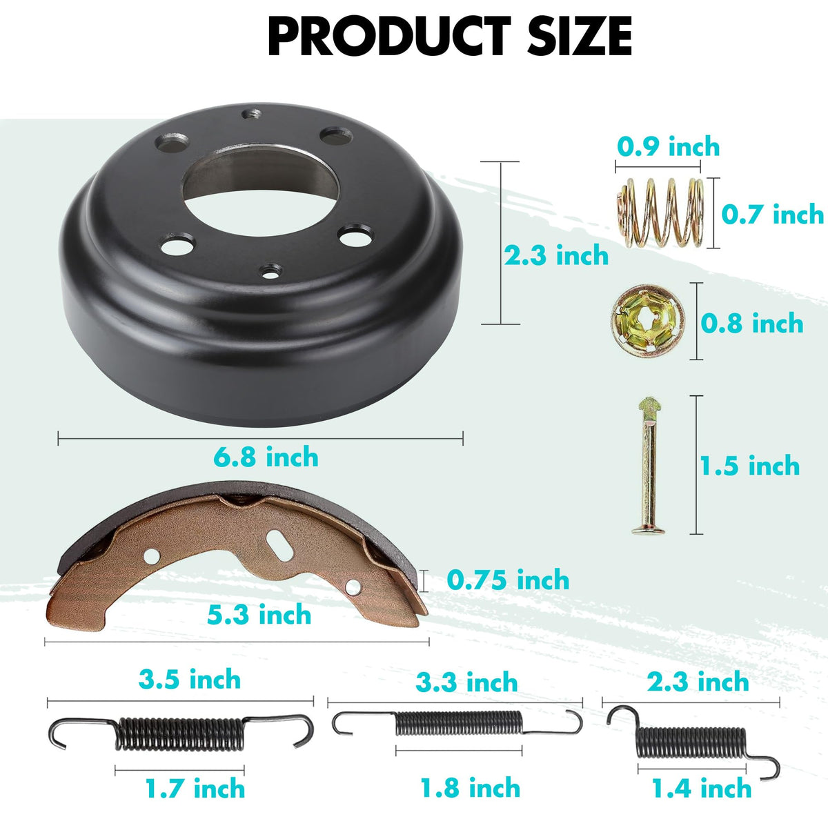 10L0L OEM replacement JU0-G6521-00-00 part detail for Yamaha carts.