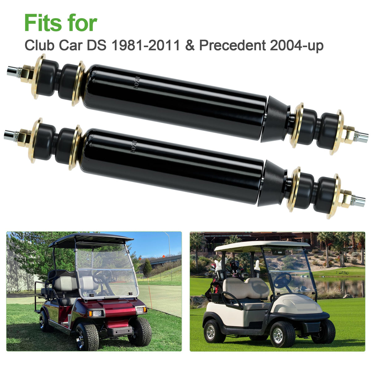10L0L oem reference label shows compatibility with Club Car DS and Precedent