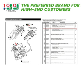 10L0L OEM-quality resistor control assembly ensures reliable RXV compatibility.