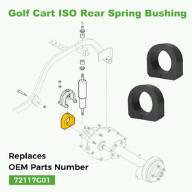 10L0L thicker-walled design resists compression cracks and lengthens bushing life