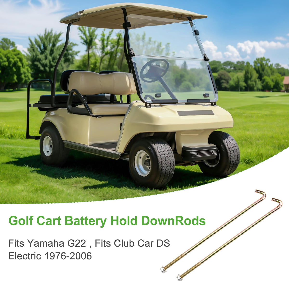 10L0L OEM-replacement hold-down-rod matches original fit for peace of mind.
