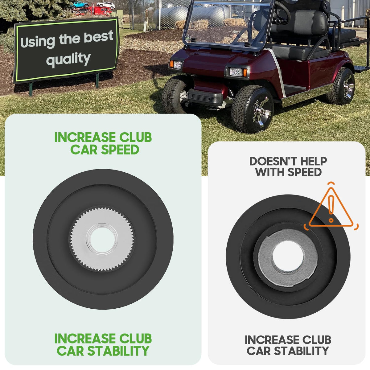 10L0L OEM replacement kit for trusted Club Car fit.