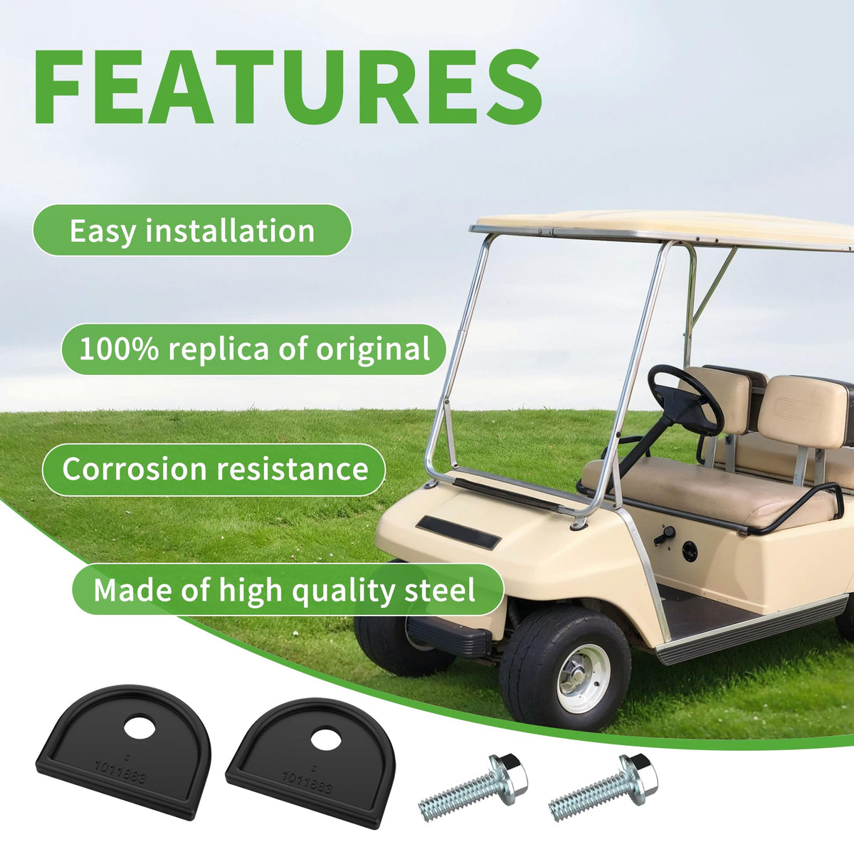 10L0L OEM-style pads align with 1011883/1011937 for dependable replacement.