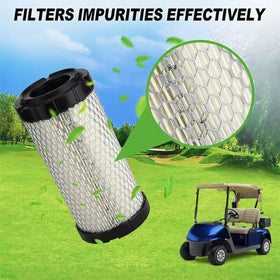 10L0L oil filter for EZGO RXV maintains lubrication and engine longevity.