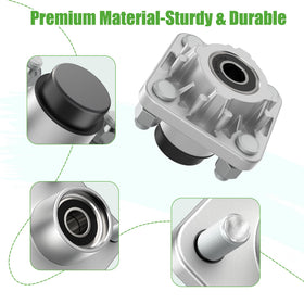 10L0L oil seal ensures a tight seal around the axle for reduced wear.