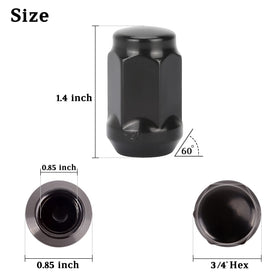 10L0L 1/2-20 thread lug-nuts ensure proper hub engagement.
