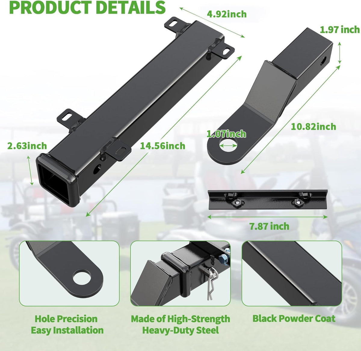10L0L one-year warranty hitch kit providing reliability