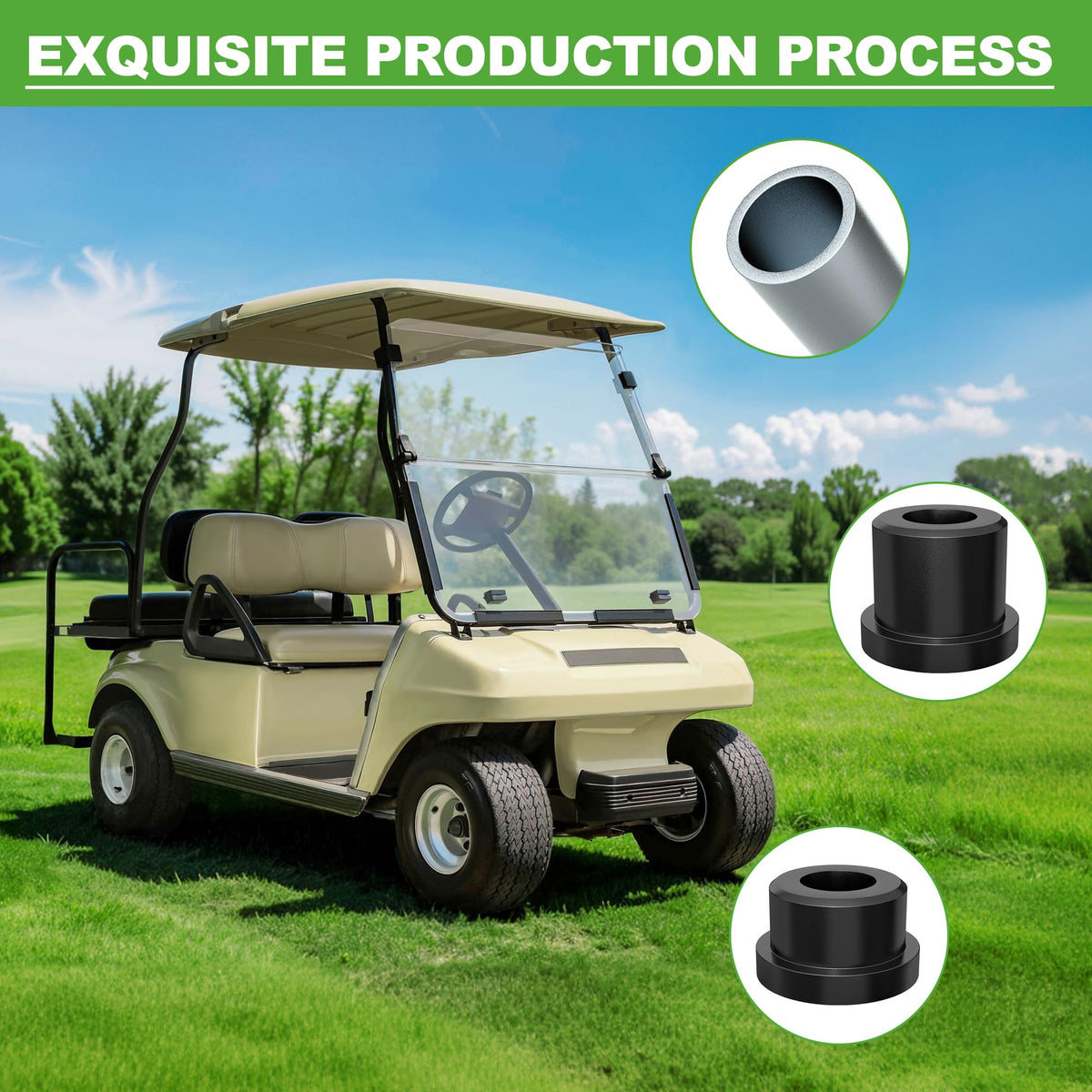 10L0L outer bronze sleeves reduce play for smoother steering
