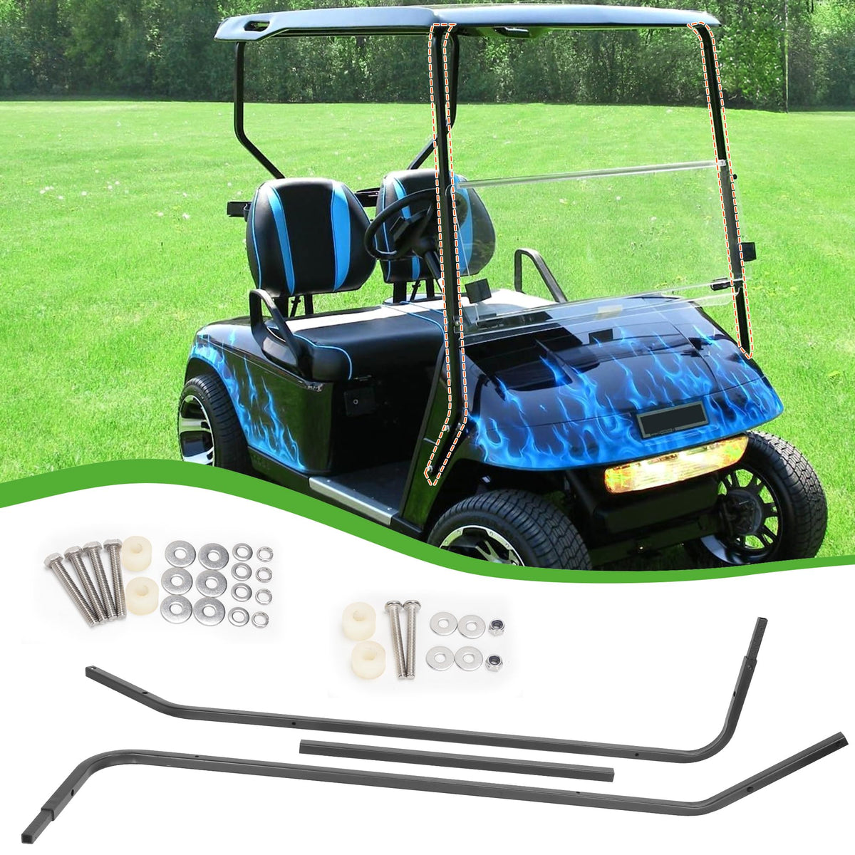 Protects passengers from sun and weather during rides